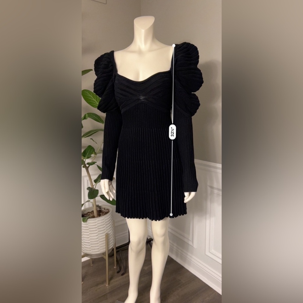 Cult Gaia ADELIE KNIT DRESS in Black sz XS 398$ - Picture 9 of 10